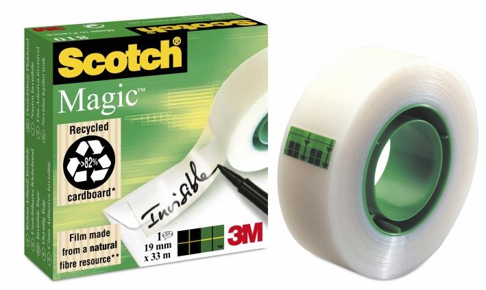 53051 3M 8101933 Tape Scotch Magic 810 19 x 33 mm Bestseller av kontortape